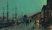 John Atkinson Grimshaw Shipping on the Clyde France oil painting artist
